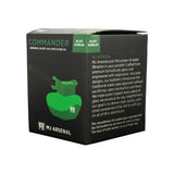 MJ Arsenal Commander Blunt Bubbler packaging, green bubble design on black box