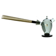 MJ Arsenal The Martian Blunt Bubbler in Clear Borosilicate Glass, Side View with Blunt