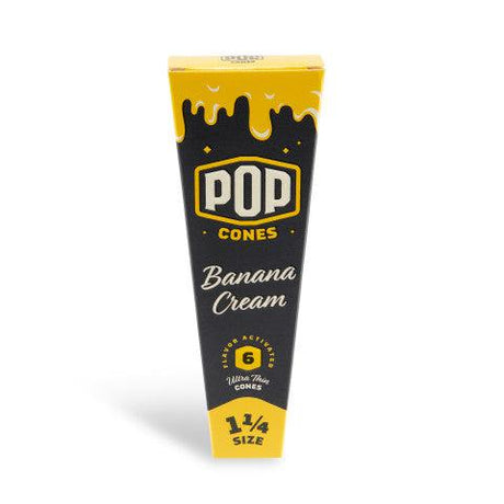Pop Cones 1 ¼ Unbleached Cones - Tropical & Fruit Mix 24ct Display