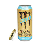 Monster Java Energy Drink Can with Secret Compartment, 15oz - Front View with Lid Off