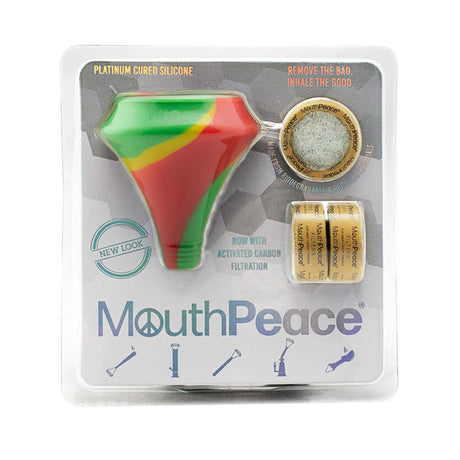 MouthPeace Silicone Mouthpieces 10-Pack in Assorted Colors, Compact and Portable