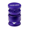 Santa Cruz Shredder Large 4 Piece Grinder in Purple, Portable Aluminum Herb Grinder - Front View