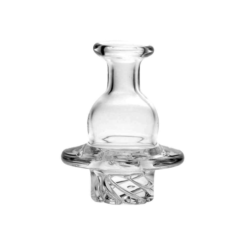 Borosilicate Glass Multi Airflow Vortex Carb Cap for Concentrates, 1.25" Diameter