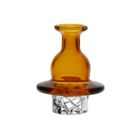 Assorted Colors Multi Airflow Vortex Carb Cap, Borosilicate Glass, Front View