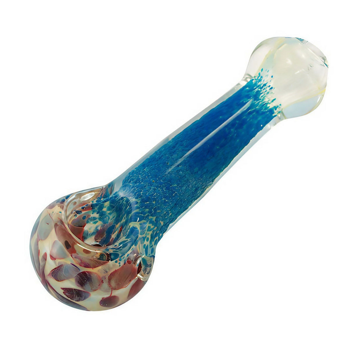 Multi-Color Glass Spoon Pipe – DankGeek