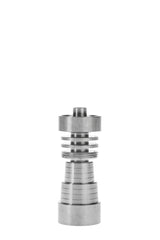 Thick Ass Glass - Titanium Domeless Nail for Dab Rigs, Male/Female, 14/18MM, Front View