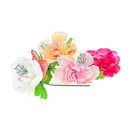 My Bud Vase Flower Poker dab tools with vibrant floral design, front view on white background