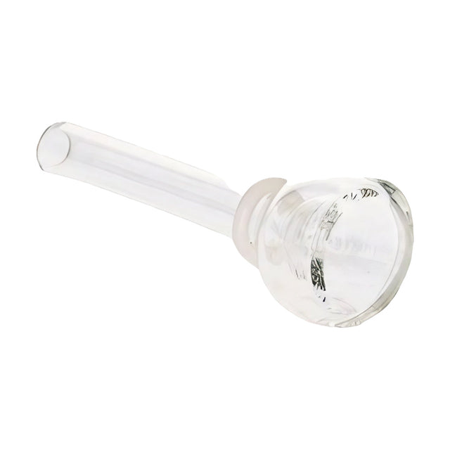 My Bud Vase Small Bubble Bowl with white o-ring, Borosilicate Glass, side view on white background