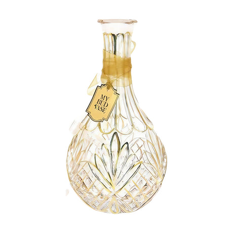 My Bud Vase "Stardust" Bong in Borosilicate Glass with Elegant Design - Front View