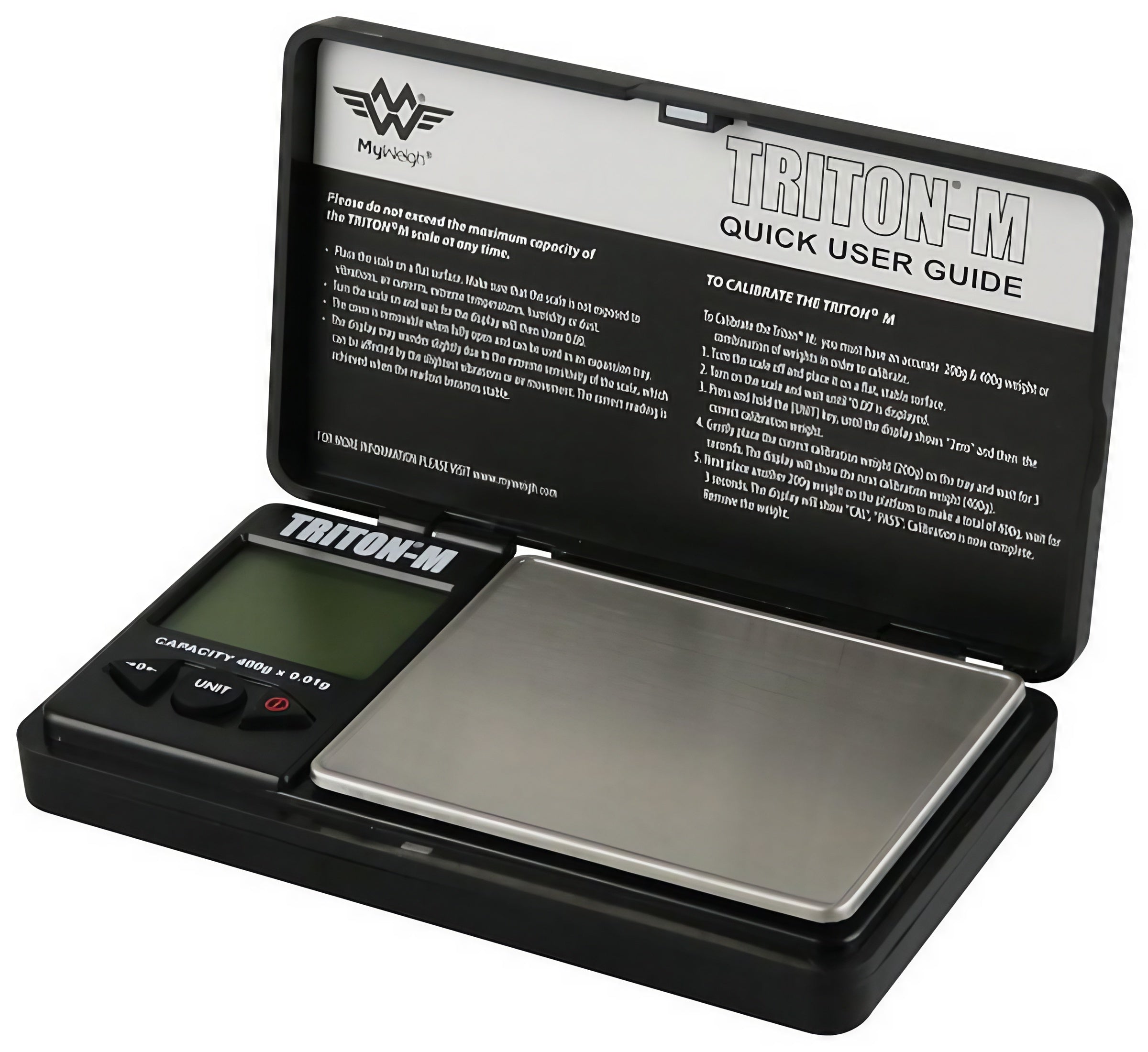 My Weigh Triton T3R Rechargeable Pocket Scale 500g x 0.01g Precision Black