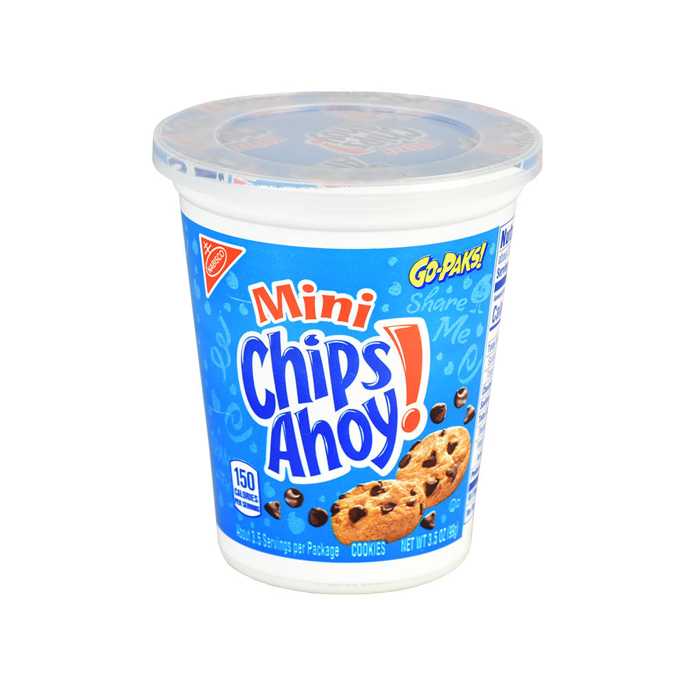 Nabisco Go Paks! Chips Ahoy Diversion Stash Safe, 3.5oz, Front View on White Background