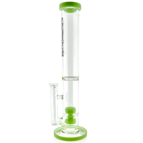 AFM 13″ Double Puck Straight Tube Bong