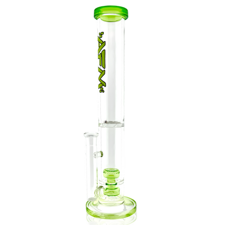 AFM 13″ Double Puck Straight Tube Bong