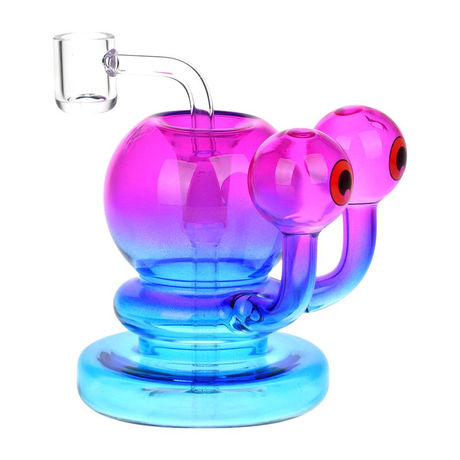 Neon Beastie Glass Dab Rig | 4" | 14mm F | Colors Vary