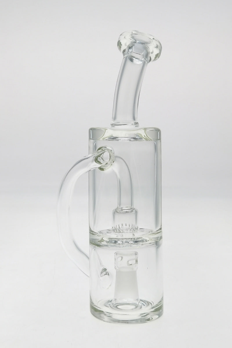 Thick Ass Glass 8" Hydratube Vaporizer Diffuser with Showerhead/UFO Pe DankGeek Thick Ass Glass 8" Hydratube Vaporizer Diffuser with Showerhead/UFO Pe DankGeek