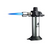 Newport Mini Torch Lighter in Silver with Blue Flame, Ideal for Dab Rigs