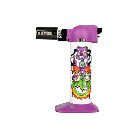Newport Zero Nicky Davis Ghost Gang Butane Torch, Front View with Artwork