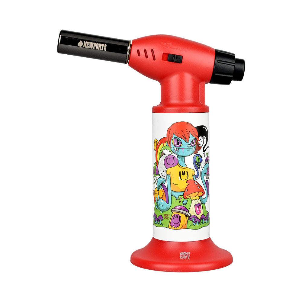 Newport Zero Nicky Davis Ghost Gang Butane Torch with Vibrant Character Design
