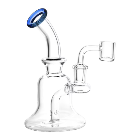 No Muss, No Fuss Bell Style Glass Dab Rig | 6.25" | 14mm F | Colors Vary