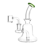 No Muss, No Fuss Bell Style Glass Dab Rig | 6.25" | 14mm F | Colors Vary