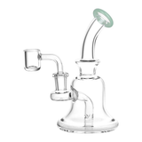 No Muss, No Fuss Bell Style Glass Dab Rig | 6.25" | 14mm F | Colors Vary