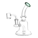 No Muss, No Fuss Bell Style Glass Dab Rig | 6.25" | 14mm F | Colors Vary