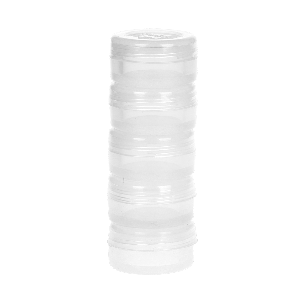 NoGoo Silicone Container | 7mL | Clear | 5ct Box