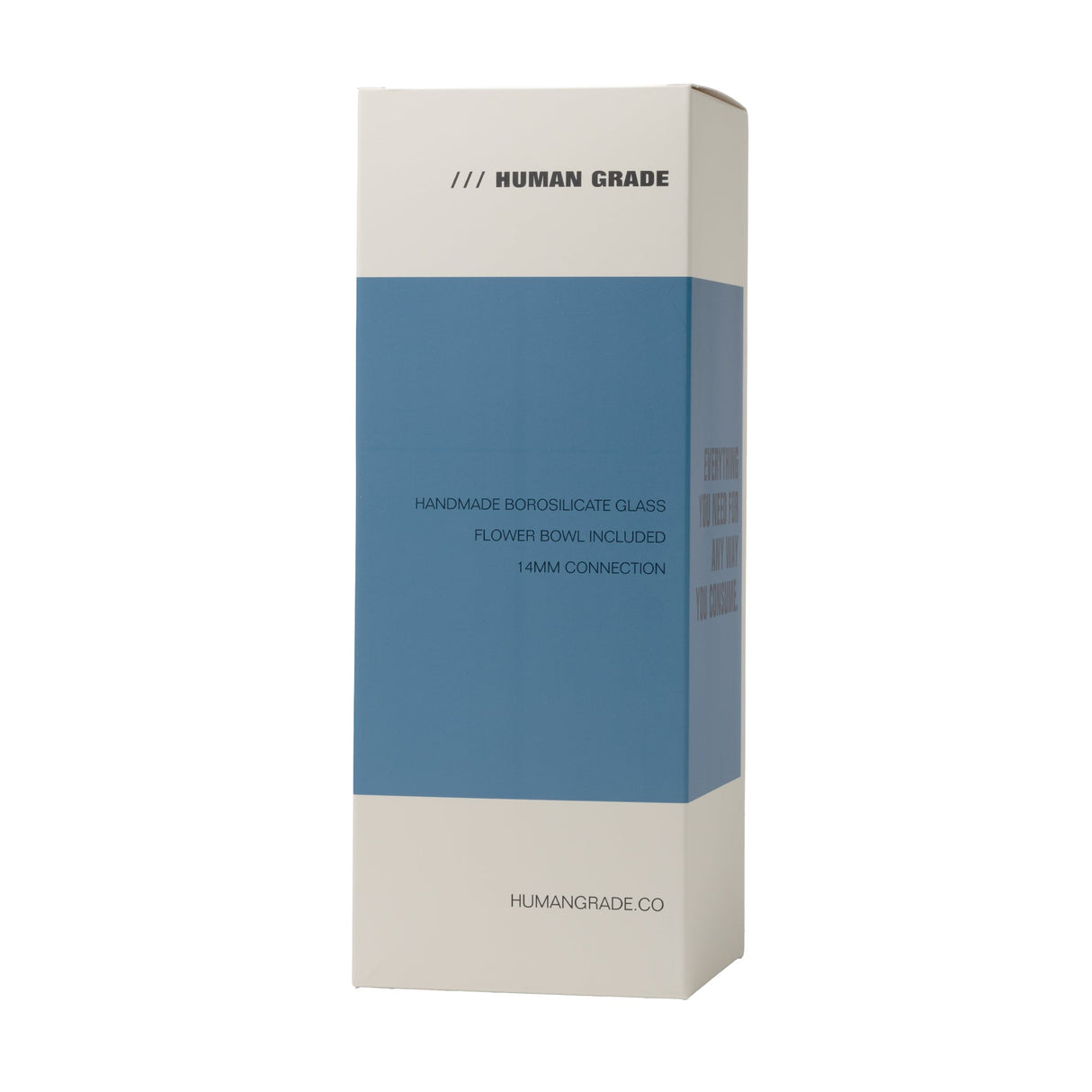 Human Grade Sacred Straight Sandblasted Glass Dab Rig