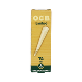 OCB Unbleached Bamboo Pre-Rolled Cones | 24pk Display