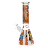 One Treasure Beaker Glass Water Pipe | 3 Blade | 10" | 14mm F