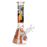 One Treasure Beaker Glass Water Pipe | 3 Blade | 10" | 14mm F