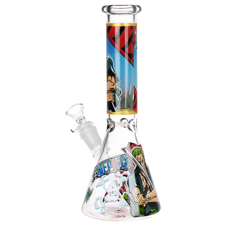 One Treasure Beaker Glass Water Pipe | Ghost | 10.25" | 14mm F