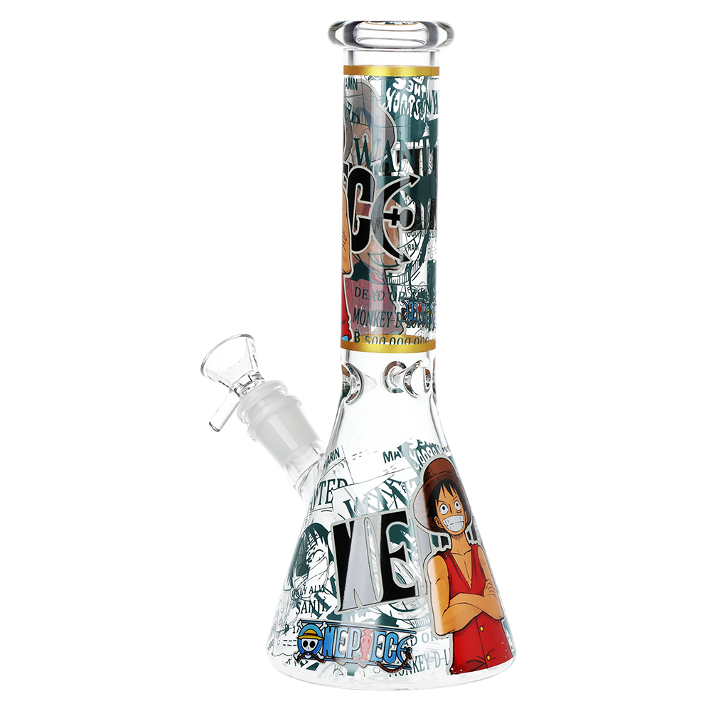 One Treasure Beaker Glass Water Pipe | Stretch | 10" | 14mm F