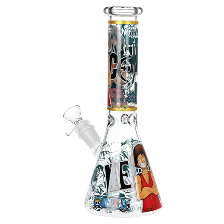 One Treasure Beaker Glass Water Pipe | Stretch | 10" | 14mm F
