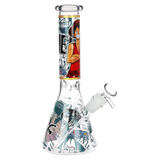 One Treasure Beaker Glass Water Pipe | Stretch | 10" | 14mm F
