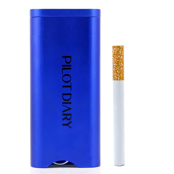 PILOT DIARY Portable Metal Dugout w/ Magnetic Lid & One Hitter