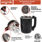 Ongrok Botanical Infuser Machine with professional features like overspill sensor and silicone ring