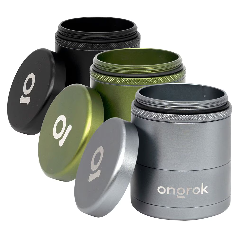 ONGROK Flower Petal Toothless Aluminum Storage Grinder | 5pc