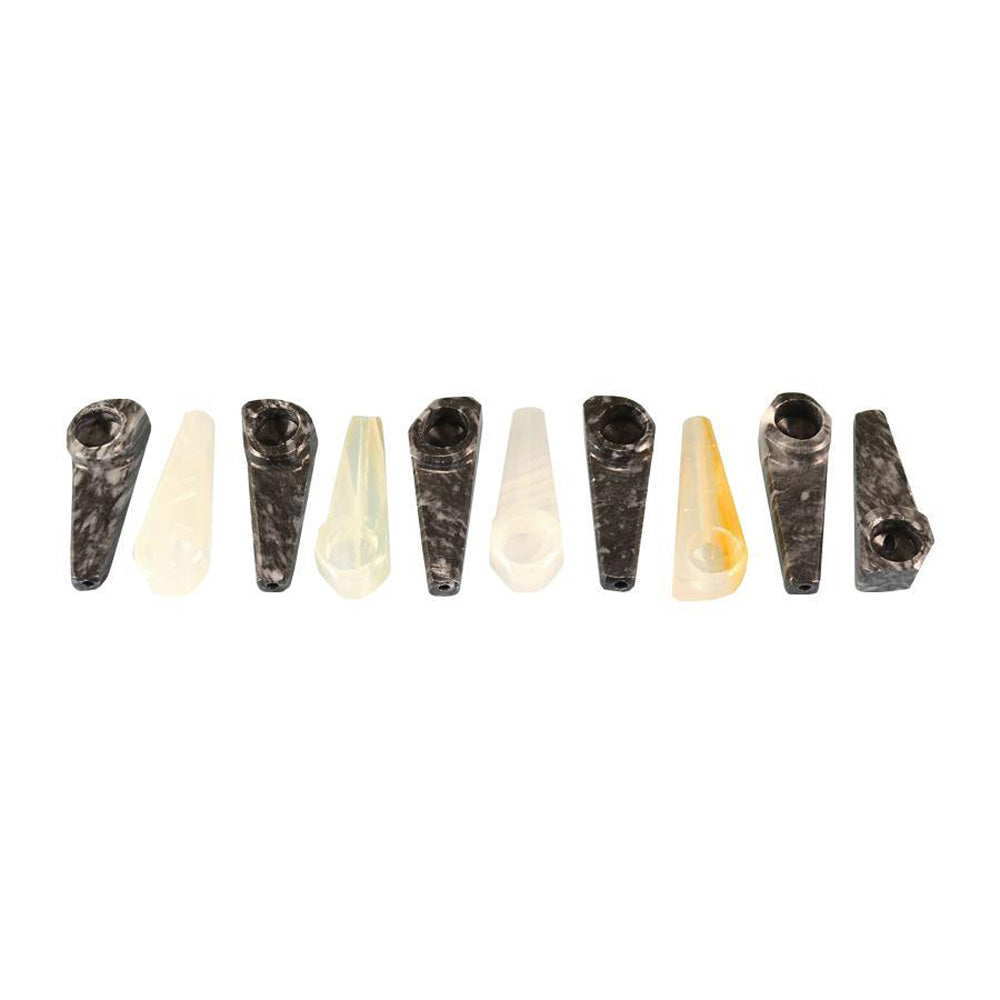 Pipa in doppio vetro borosilicato SPESSORE 6 per tabacco Pipa in doppio vetro borosilicato SPESSORE 6 per tabacco