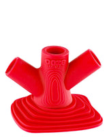 Ooze Banger Hanger Silicone Stand in Red, Front View, for 14-19mm Joints, Durable & Easy Storage