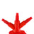 Ooze Banger Hanger Silicone Stand in Red, Front View, for 14-19mm Joints, Durable Storage Solution
