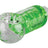Ooze Cryo Freezable Pipe in Green, Borosilicate Glass Spoon Design, Side View
