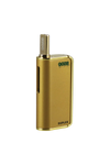 Ooze Duplex Dual Extract Vaporizer in Gold, front view on white background, battery-powered for concentrates