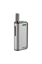 Ooze Duplex Dual Extract Vaporizer in Silver, front view, battery-powered for concentrates