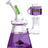 Ooze Glyco Glycerin Chilled Beaker Water Pipe in Ultra Purple with Showerhead Percolator