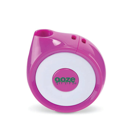 Ooze Movez Wireless Speaker in Purple, 650mAh Vape Battery, Front View on White Background