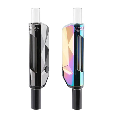 Ooze Pronto Electronic Vaporizer with 900mAh battery, front view of two color variants