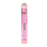 Ooze Slim Clear Series 510 Vape Battery, 400mAh capacity, front view on white background
