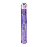 Ooze Slim Clear Series 510 Vape Battery in Purple - 400mAh Front View