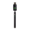 Ooze Slim Twist Vape Battery with USB Charger in Black, 510 Thread, Front View